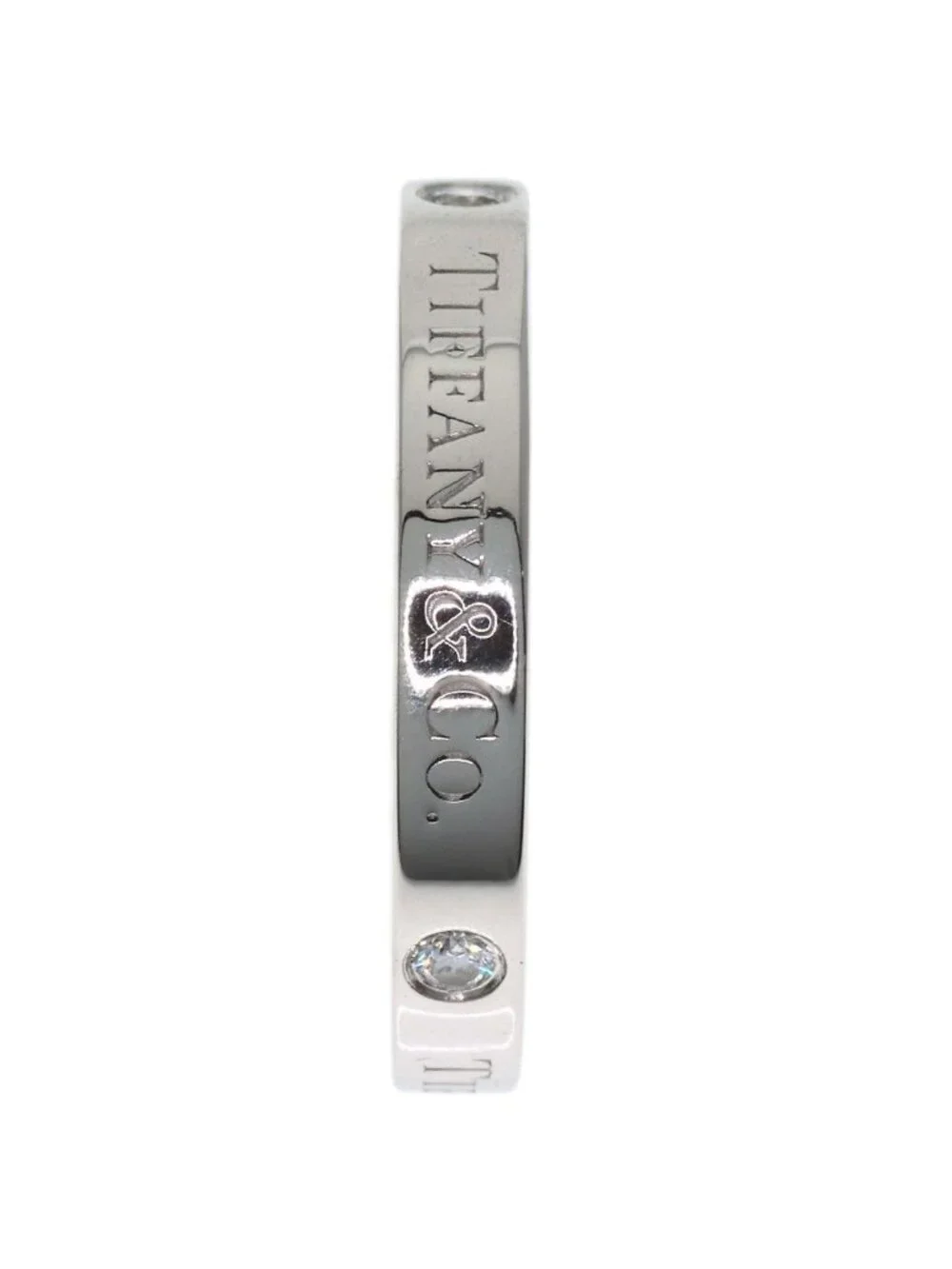 Tiffany & Co Flat Band Diamond Ring